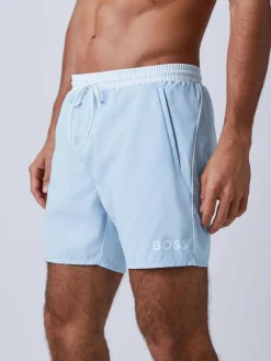 BOSS Sky Blue Starfish Quick Dry Swim Shorts^ Swimwear