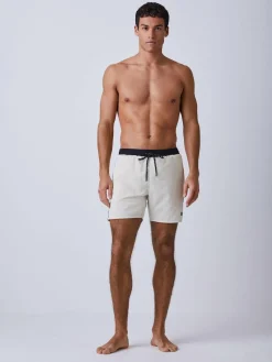 Hot BOSS White Starfish Quick Dry Swim Shorts