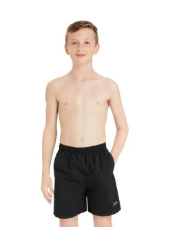 Clearance Zoggs Boys Penrith 15 Inch Swim Shorts Black