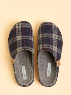 Online Brakeburn Blue Swanage Slippers