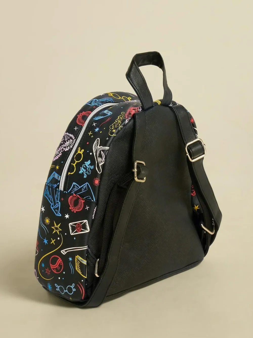 Brand Threads Black Harry Potter Spells Backpack^ Bags