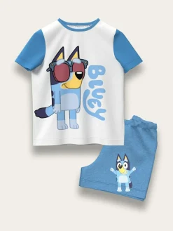 New Brand Threads Bluey 100% Cotton Short Top and Short Set