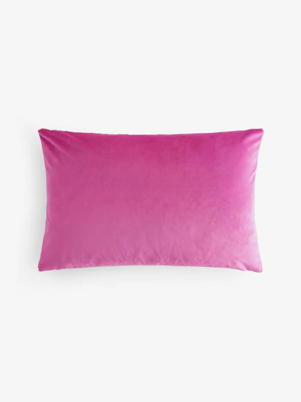 New Next 40 x 59cm Cut Velvet Stripe Cushion Bright