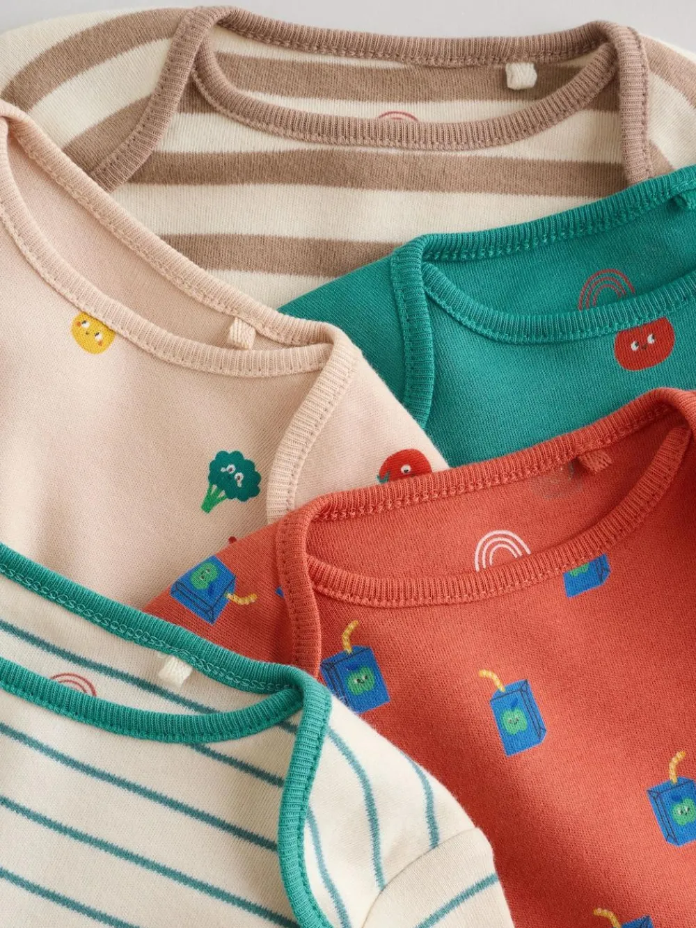 Online Next Bright Baby Bodysuits 5 Pack