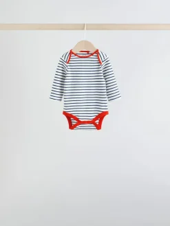 Hot Next Baby Long Sleeve Bodysuits 5 Pack Bright