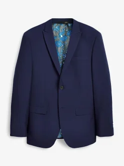 Next Regular Fit Two Button Suit Jacket^ Blue Suits