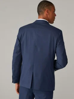 Next Bright Blue Regular Fit Textured Suit Jacket^ Blue Suits|Blazers & Formal Jackets