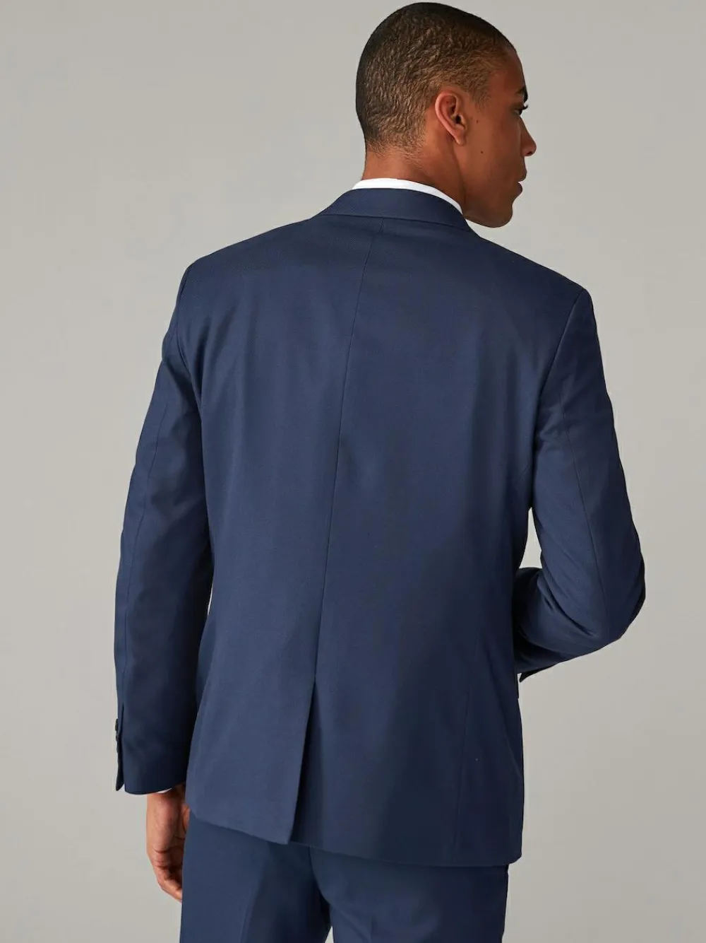 Next Bright Blue Regular Fit Textured Suit Jacket^ Blue Suits|Blazers & Formal Jackets