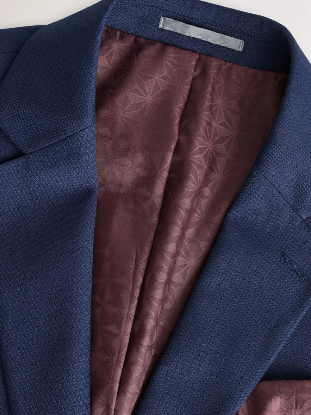 Next Bright Blue Regular Fit Textured Suit Jacket^ Blue Suits|Blazers & Formal Jackets