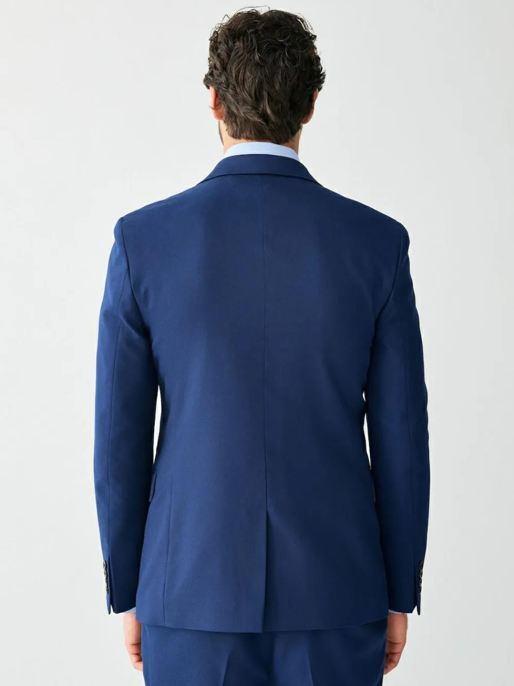 Next Skinny Fit Textured Suit Jacket^ Blue Suits|Blazers & Formal Jackets