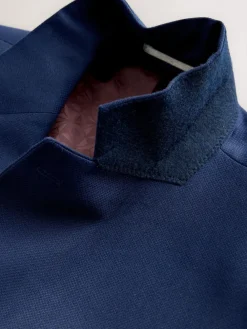 Next Skinny Fit Textured Suit Jacket^ Blue Suits|Blazers & Formal Jackets