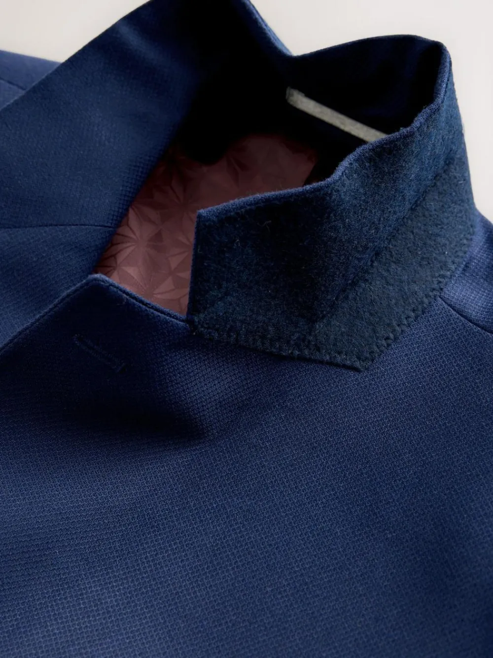 Next Skinny Fit Textured Suit Jacket^ Blue Suits|Blazers & Formal Jackets