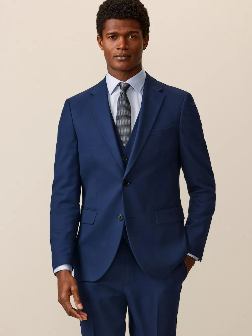 Next Bright Blue Slim Fit Textured Suit Jacket^ Blue Suits|Blazers & Formal Jackets