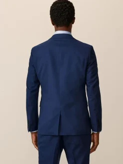 Next Bright Blue Slim Fit Textured Suit Jacket^ Blue Suits|Blazers & Formal Jackets