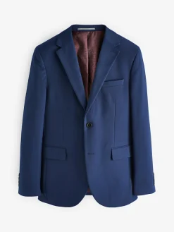 Next Bright Blue Slim Fit Textured Suit Jacket^ Blue Suits|Blazers & Formal Jackets