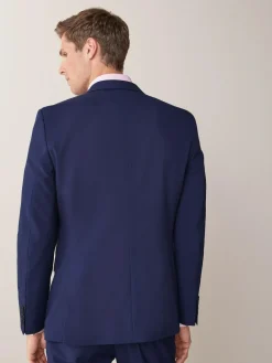 Best Next Slim Fit Two Button Suit Jacket Bright Blue