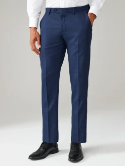 Next Tailored Fit Textured Suit Trousers^ Pants & Chinos