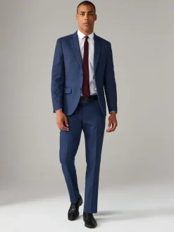 Next Tailored Fit Textured Suit Trousers^ Pants & Chinos