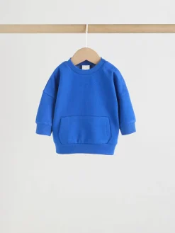 Online Next Bright Blues Baby Sweatshirt and Joggers Set 6 Piece (0mths-3yrs)