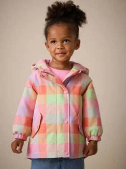 Next Bright Check Waterproof Printed Jacket (6mths-7yrs)^ Coats, Jackets & Pramsuits|Coats, Jackets & Pramsuits