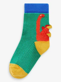 Best Next Bright Dino 10 Pack Cotton Rich Socks