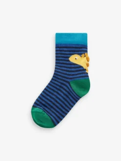 Best Next Bright Dino 10 Pack Cotton Rich Socks