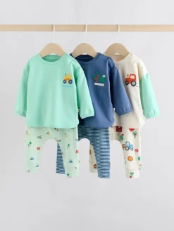 Next Bright Farm Tops and Leggings 6 Piece Baby Set (0mths-3yrs)^BOY Baby Winter Clothing|Tops