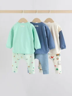 Next Bright Farm Tops and Leggings 6 Piece Baby Set (0mths-3yrs)^BOY Baby Winter Clothing|Tops