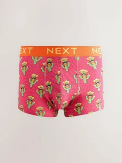 Hot Next 5 Pack Hipster Boxers 5 Pack Bright Food Print