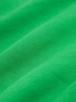 Discount Next Relaxed Fit Heavyweight Regular Crew Neck Sweatshirt Bright Green