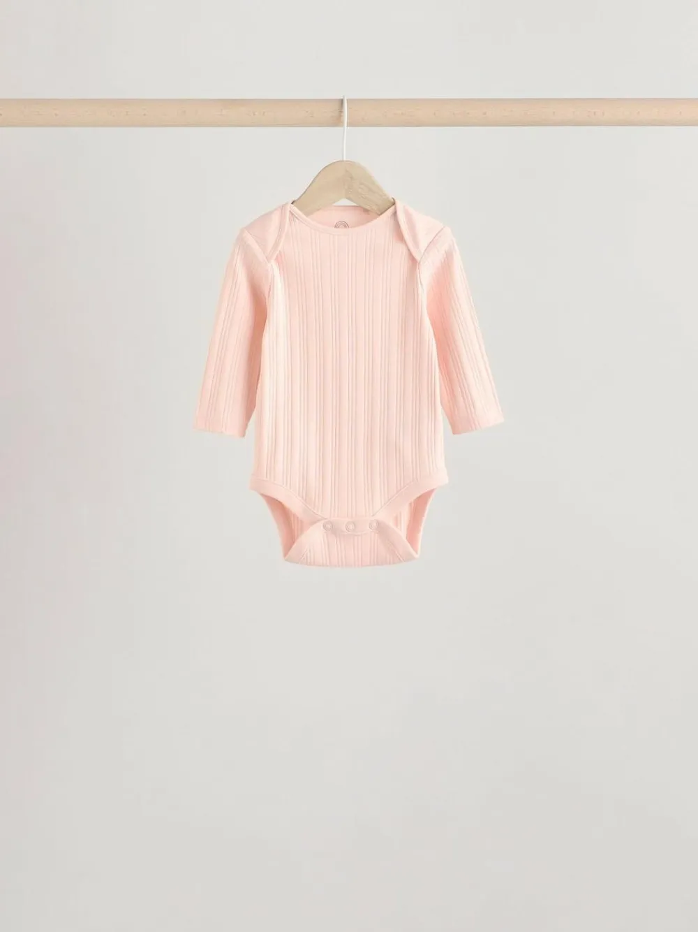 Next Bright Pink 5 Pack Long Sleeve Baby Bodysuits^ Bodysuits & Vests|Vests