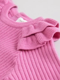 Next Bright Pink Baby Knitted Jumper and Leggings Set 2 Piece (0mths-3yrs)^ Knitwear|Knitwear