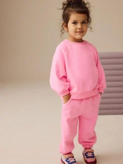 Next Bright Pink Crew Neck Sweatshirt (3mths-7yrs)^ Baby Girls|Baby Girls