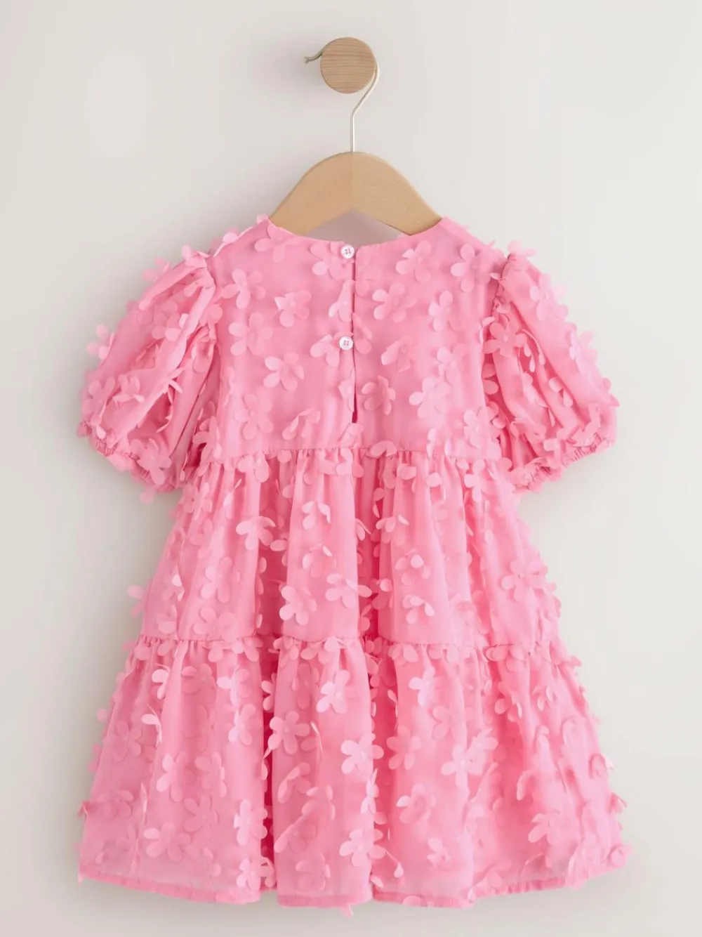 Next Short Sleeve 3D Flowers Dress (3mths-8yrs)^ Dresses|Occasionwear