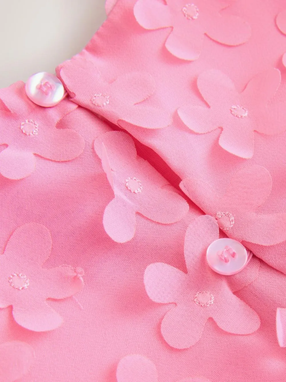 Next Short Sleeve 3D Flowers Dress (3mths-8yrs)^ Dresses|Occasionwear