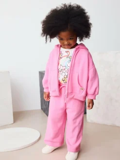 Next Bright Pink Wide Leg Sweat Joggers (3mths-7yrs)^ Pants & Leggings|Jeans & Joggers