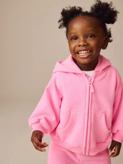 Next Bright Pink Zip Through Hoodie (3mths-7yrs)^ Sweatshirts & Hoodies|Sweatshirts & Hoodies