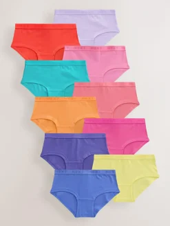 Best Next Hipster Briefs 10 Pack (2-16yrs) Bright Rainbow