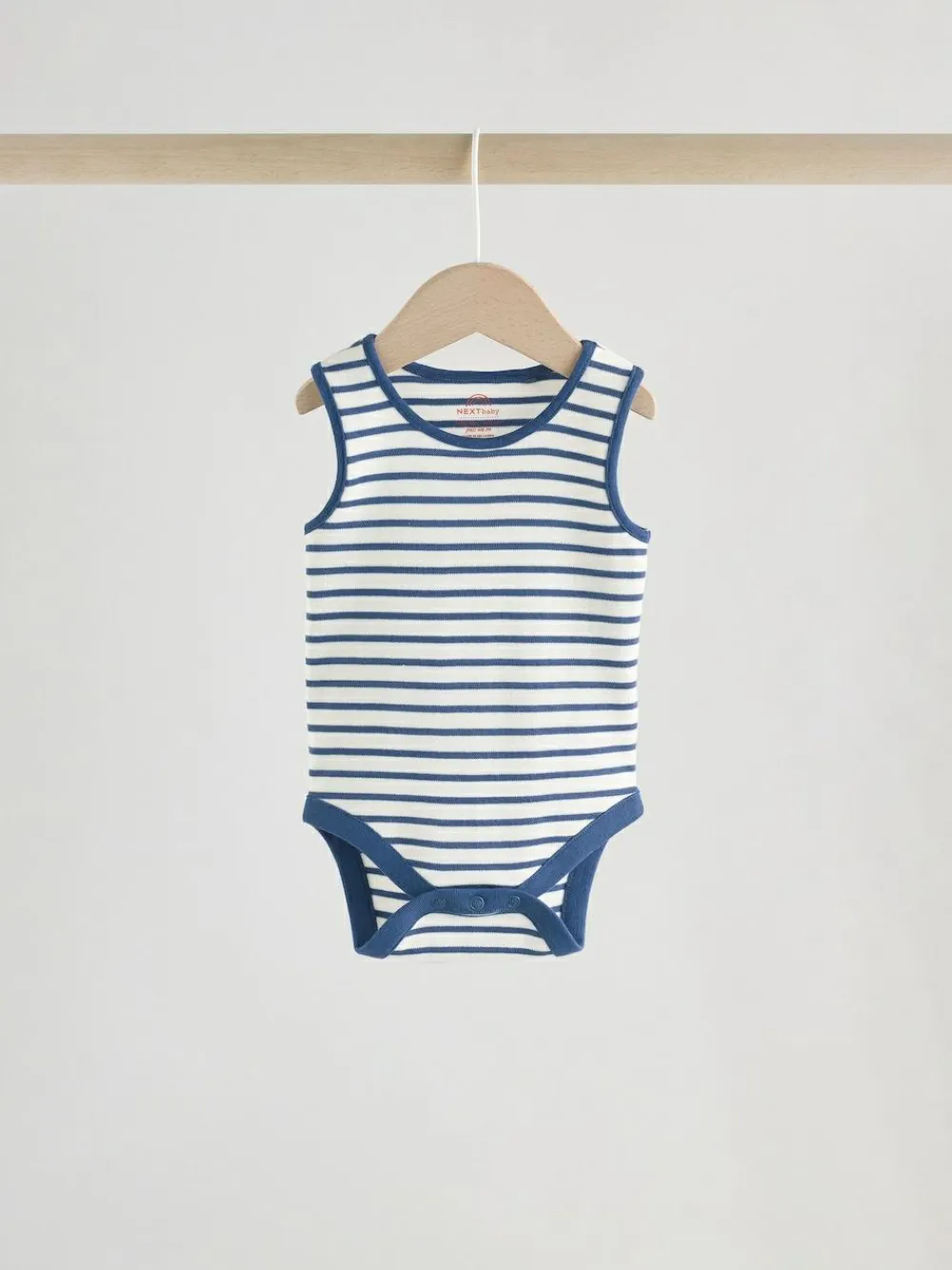 Hot Next Bright Stripe Vest Baby Bodysuits 5 Pack