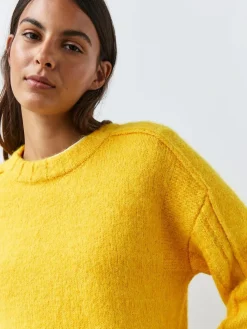 Sale Next Crew Neck Jumper With Wool Bright Yellow