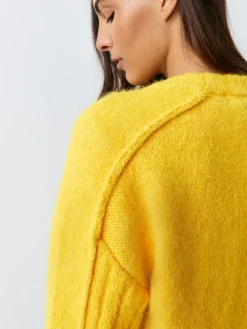 Sale Next Crew Neck Jumper With Wool Bright Yellow