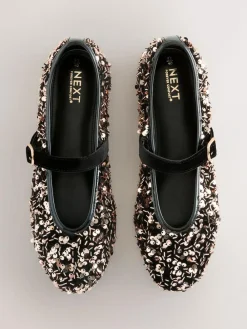 New Next Forever Comfort® Embellished Sequin Mary Jane Shoes Bronze