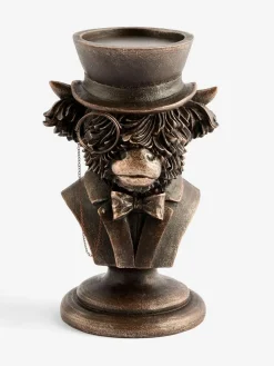 Next Bronze Hamish Pillar Candle Holder^ Candle Holders & Lanterns