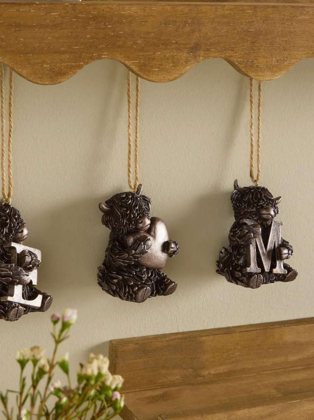 Hot Next Bronze Hamish The Highland Cow Hanging Decoration