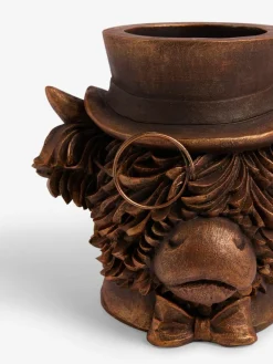 Hot Next Bronze Hamish The Highland Cow Flower Vase