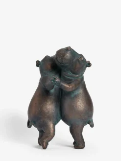 Discount Next Bronze Hattie and Henry Dancing Hippos