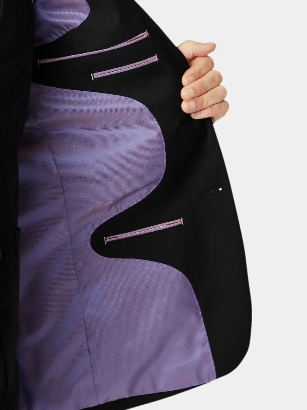 Sale Brook Taverner Black Dark Suit Jacket