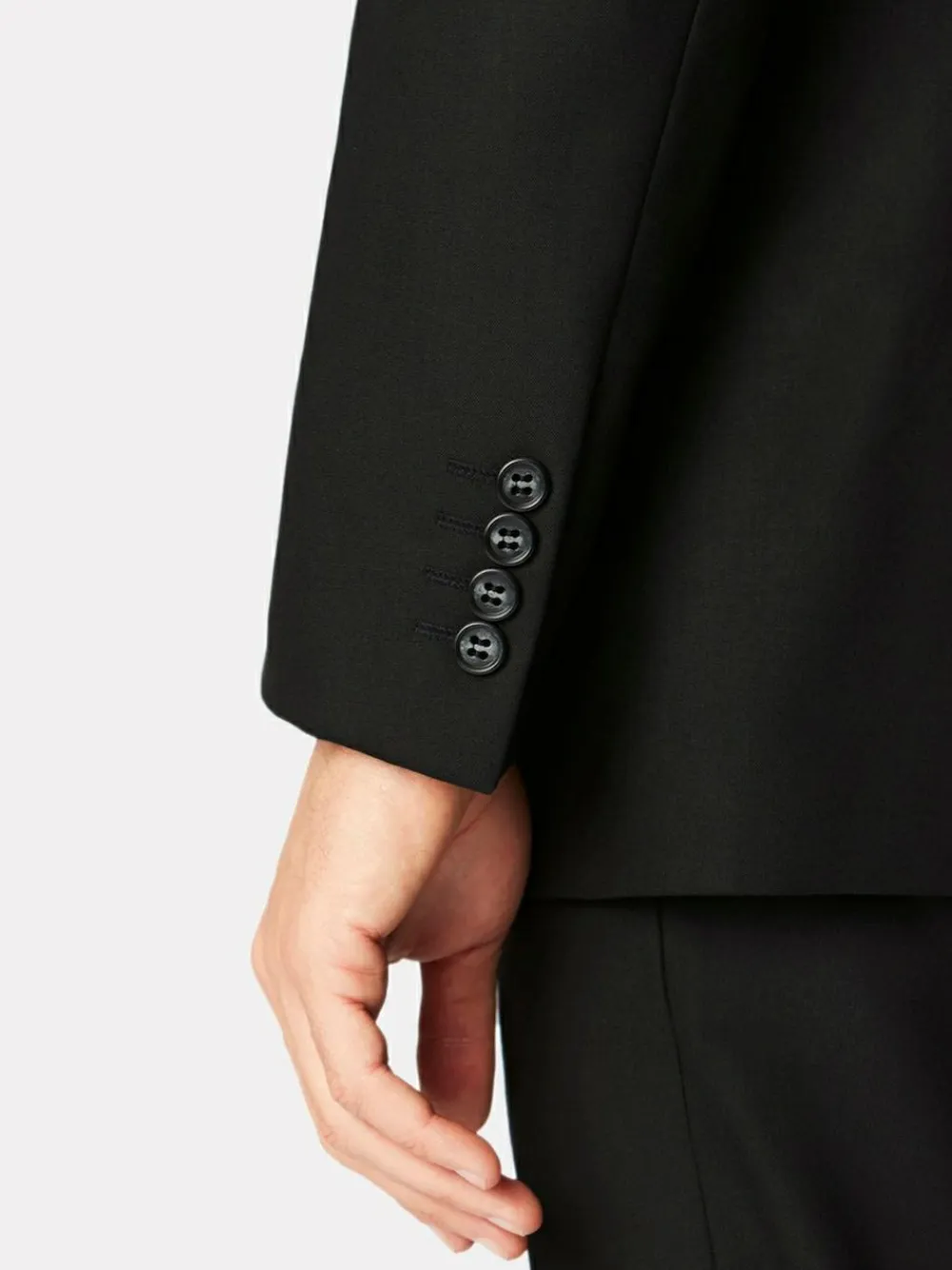 Brook Taverner Tailored Fit Washable Suit Jacket^ Black Suits|Suits & Tuxedos