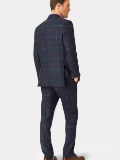 Brook Taverner Check Wool Suit Jacket^ Blue Suits|Suits & Tuxedos