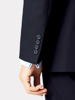 Hot Brook Taverner Tailored Fit Washable Suit Jacket Blue Dark